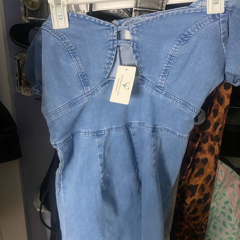 Denim romper - Picture 4 of 4